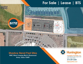Anna, TX Commercial Land - NWC West Crossing Blvd