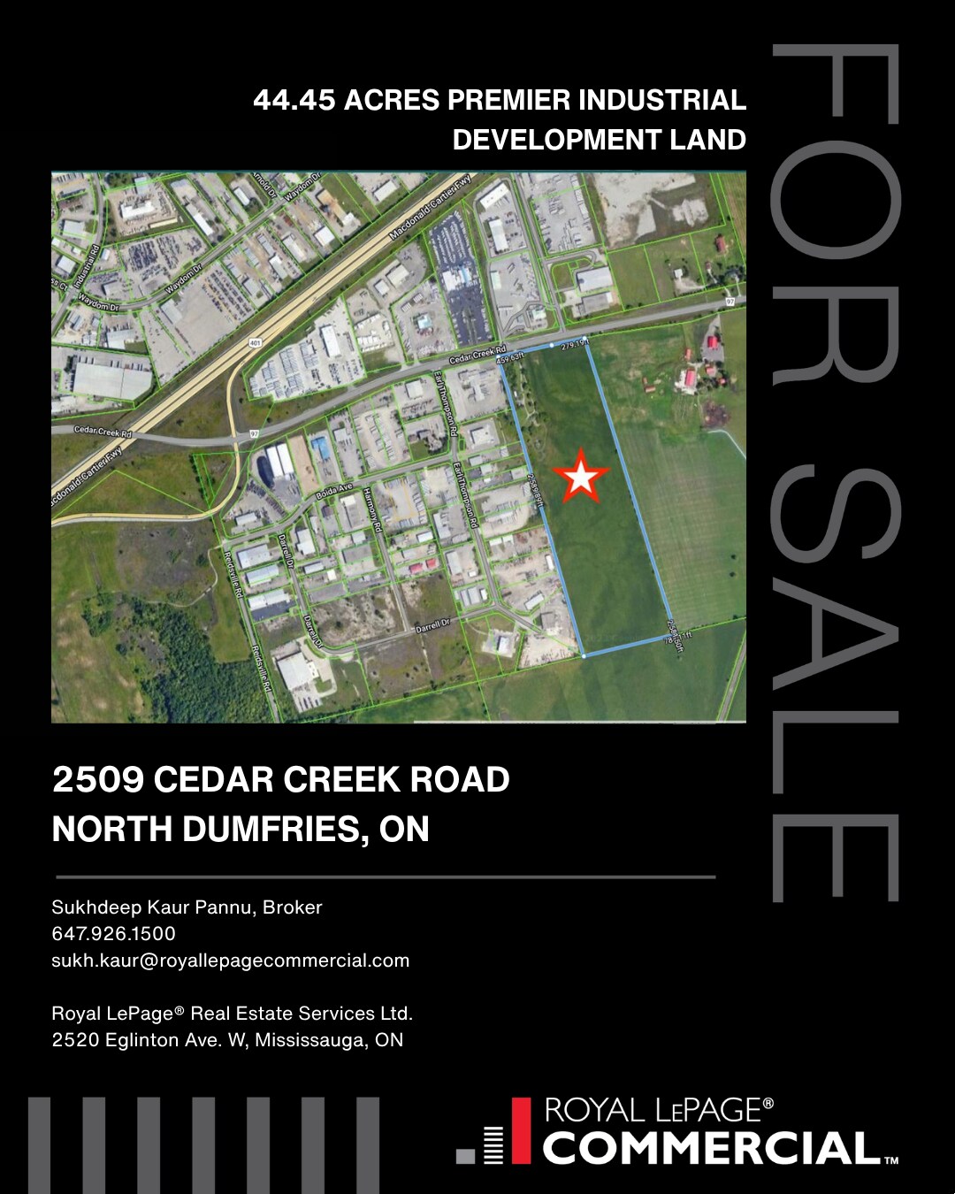 2509 Cedar Creek Rd, Ayr, ON for Sale