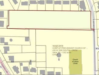 Orem, UT Residential Land - 1716 400 w
