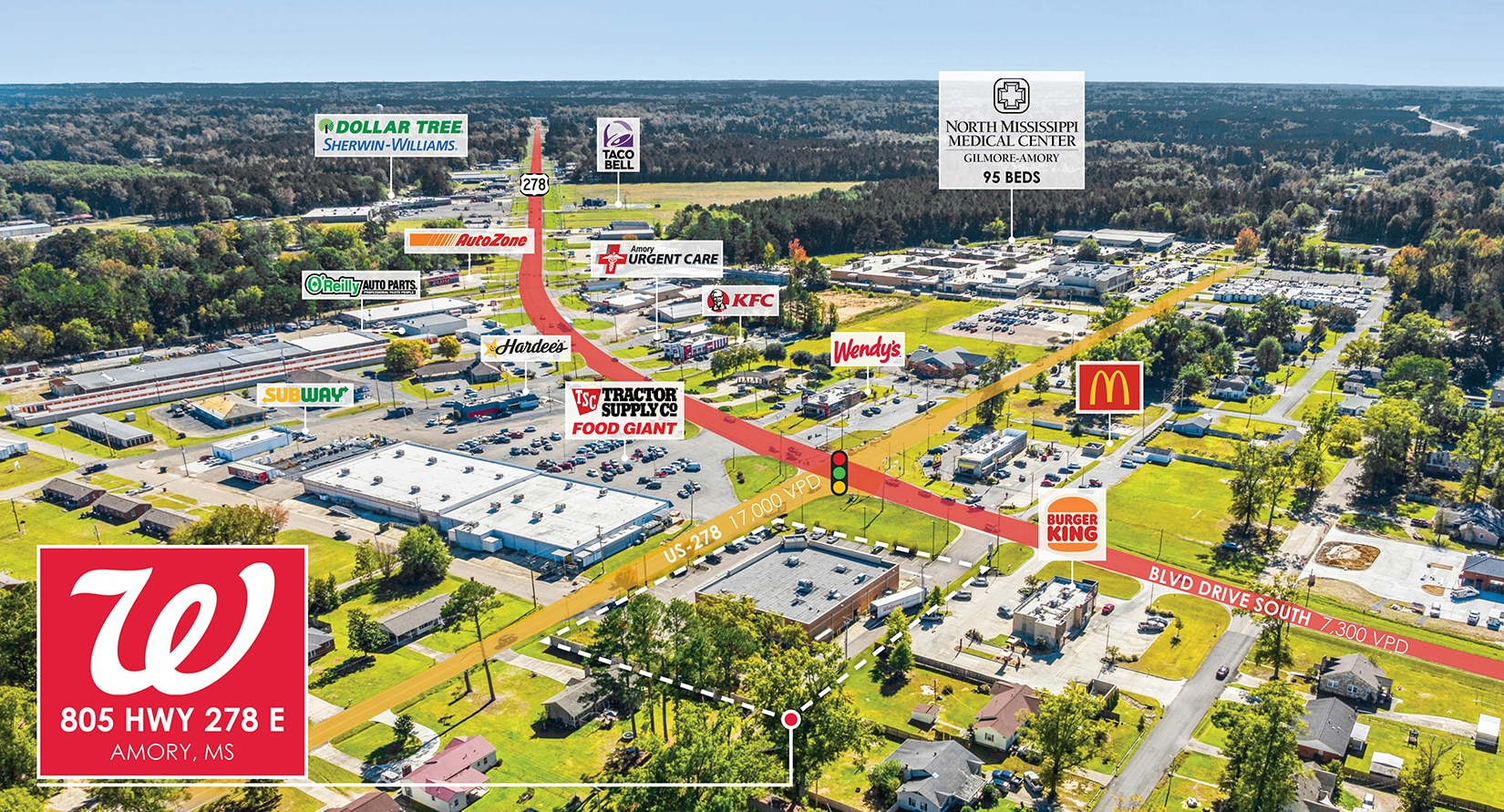 805 US-278, Amory, MS for Sale