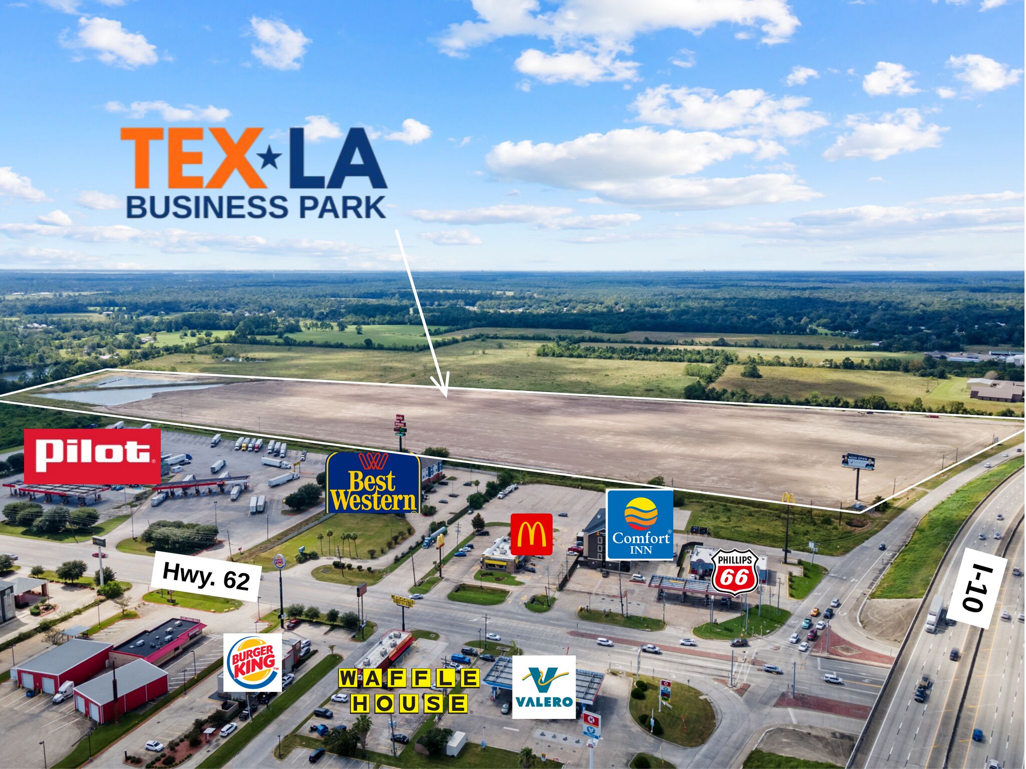 I-10 & Hwy 62 Intersection, Orange, TX for Sale