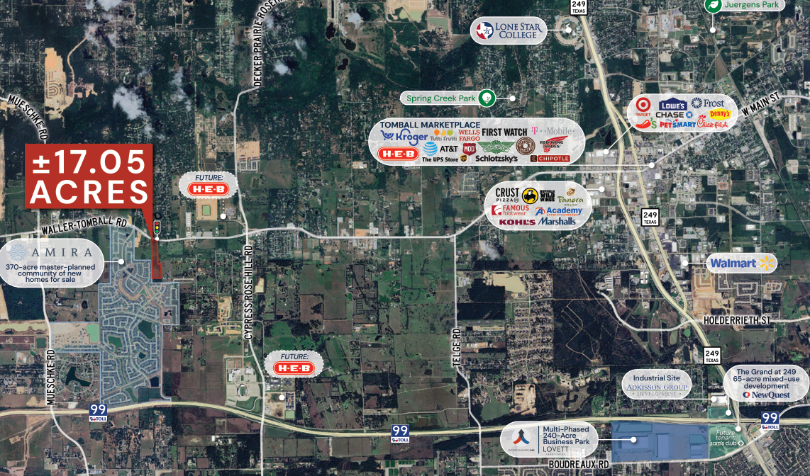 FM 2920 & Rosewood Trail, Tomball, TX for Sale