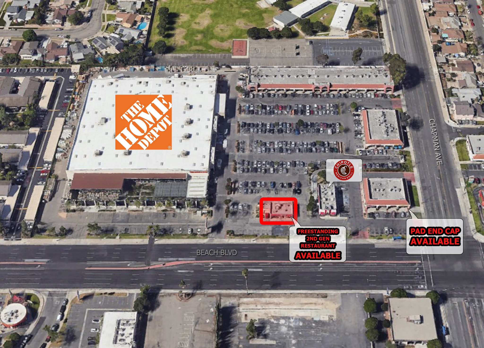12001-12197 Beach Blvd, Stanton, CA for Rent
