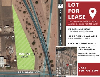 Tempe, AZ Commercial Land - 2156 Rio Salado Pkwy