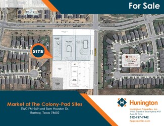 Bastrop, TX Commercial Land - SWC FM 969 and Sam Houston Dr