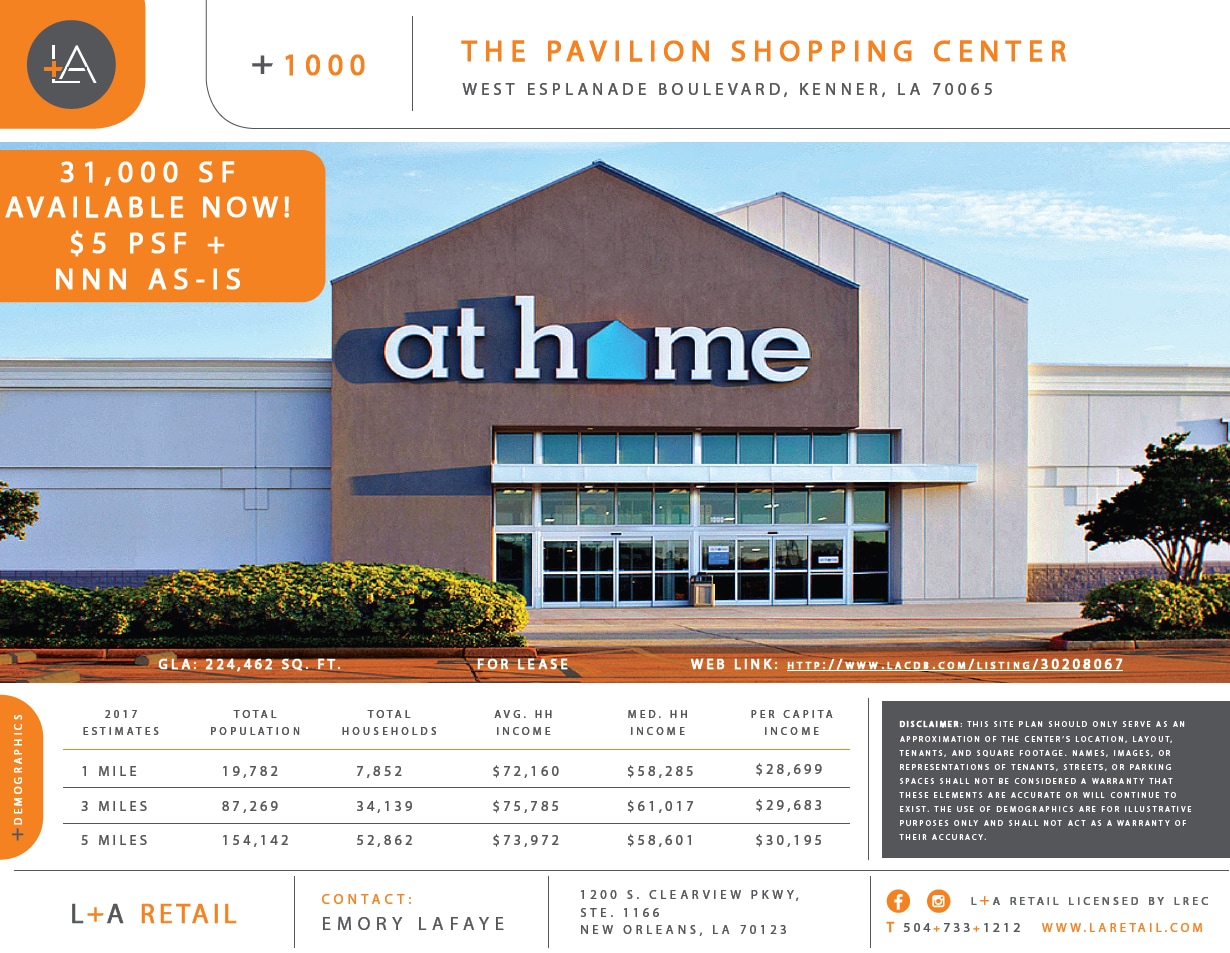 900-1000 W Esplanade Ave, Kenner, LA for Rent
