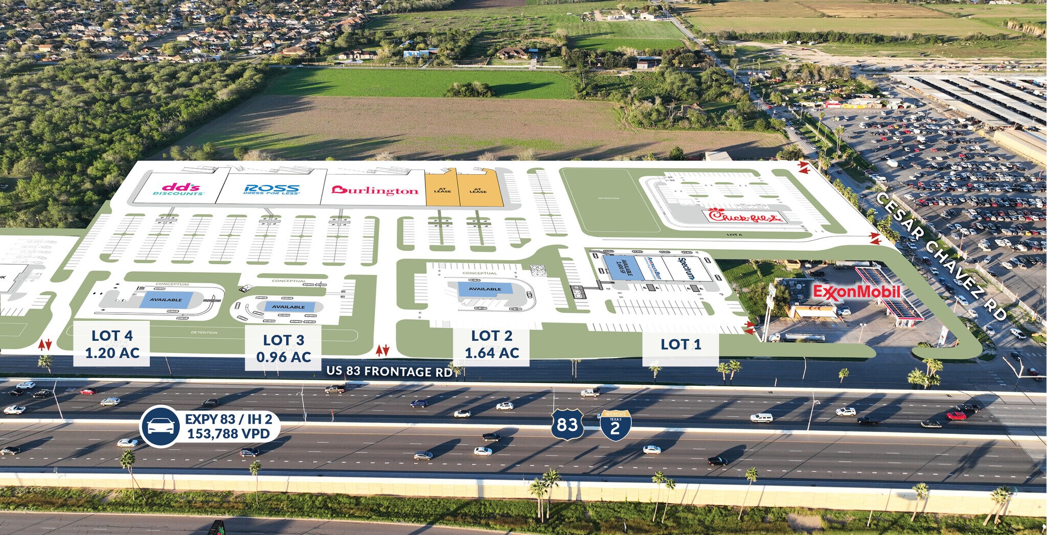 Shops at Chavez, San Juan, TX for Rent