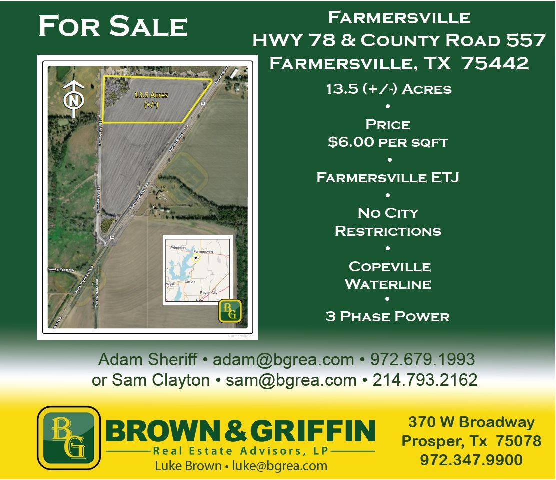 1302 State Highway 78 S, Farmersville, TX for Sale