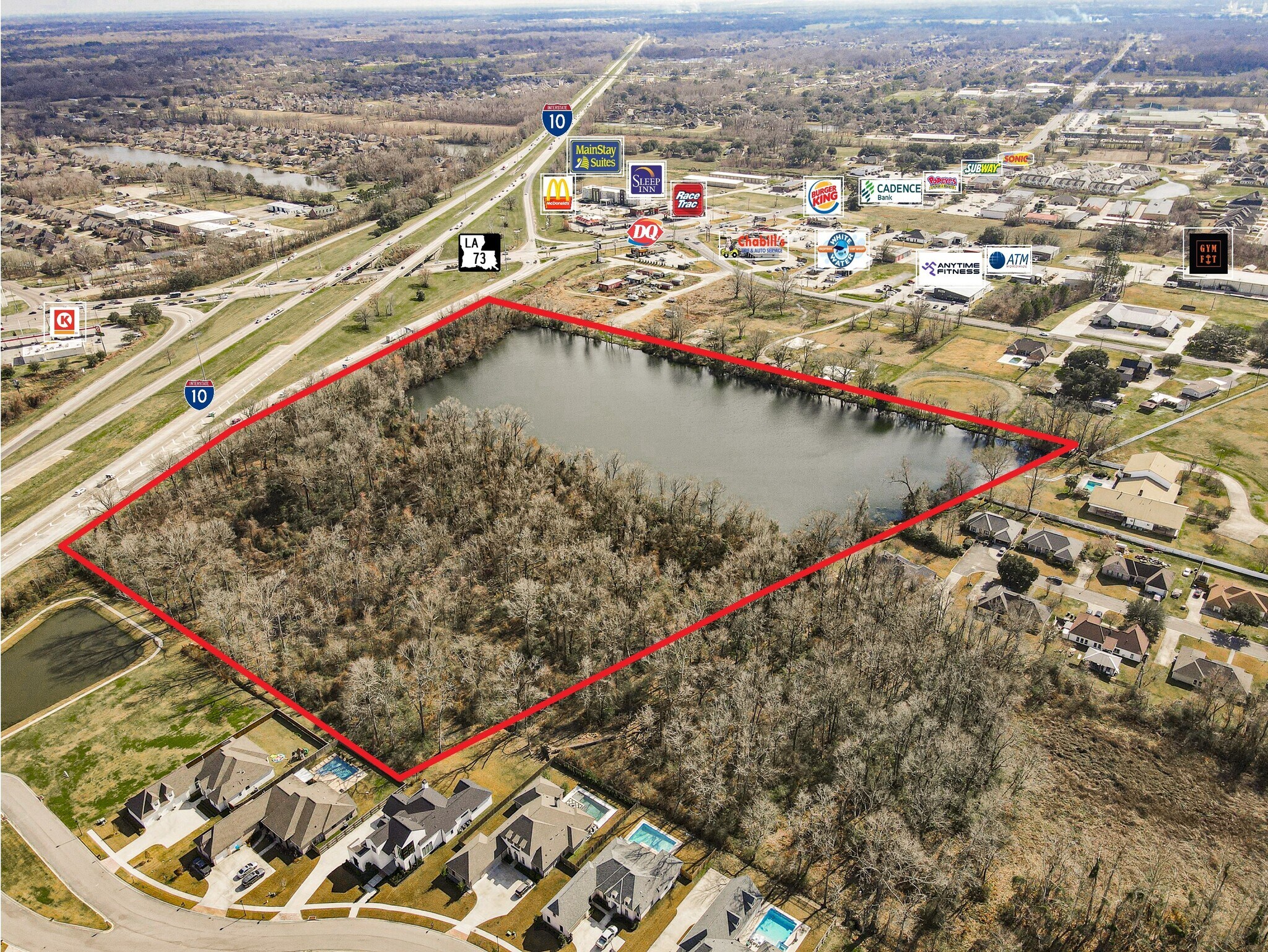 I-10 @ Hwy 73, Prairieville, LA for Sale