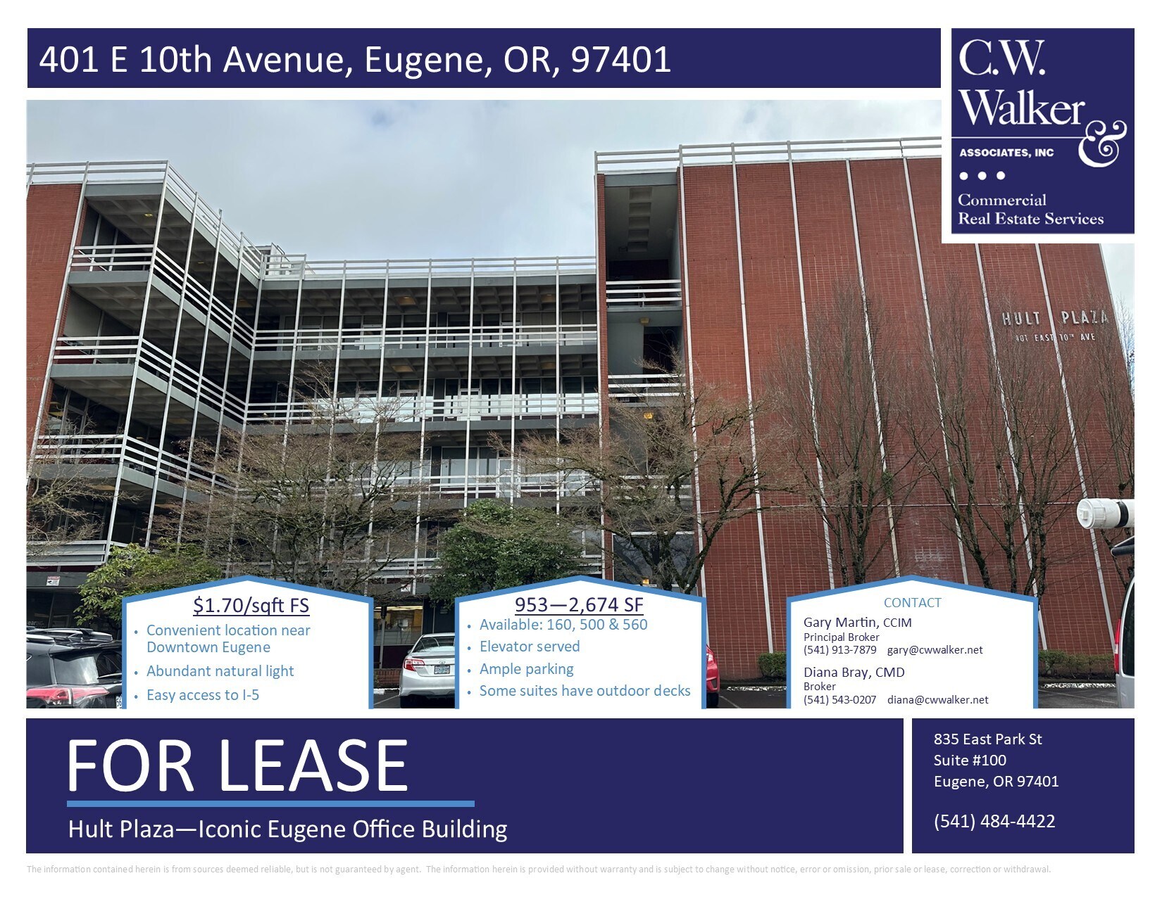401 E 10th Ave, Eugene, OR for Rent