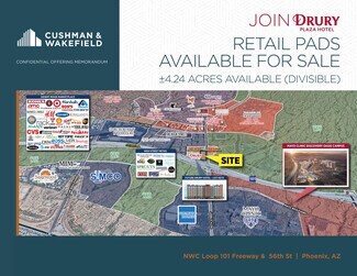 Phoenix, AZ Commercial Land - NWC 56th Street & 101 Freeway loop Phoenix, AZ Commercial Land - NWC 56th Street & 101 Freeway loop