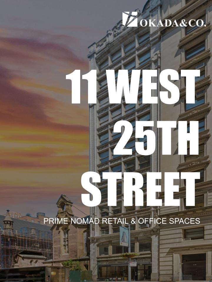 11 W 25th St, New York, NY for Rent