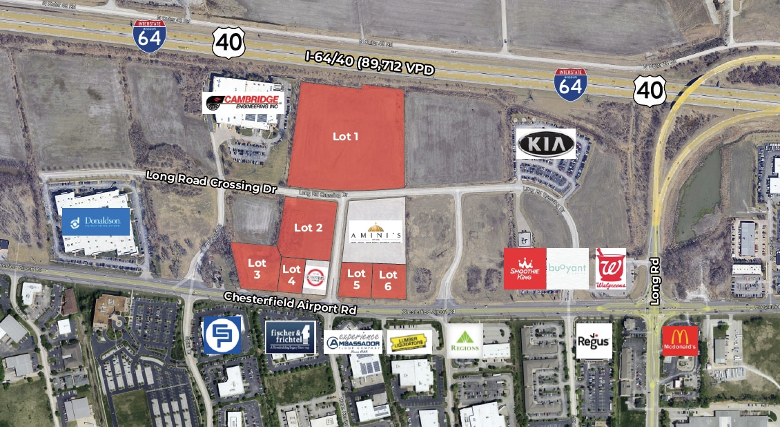 Long Road Crossing Dr & N Trade Center, Chesterfield, MO for Sale