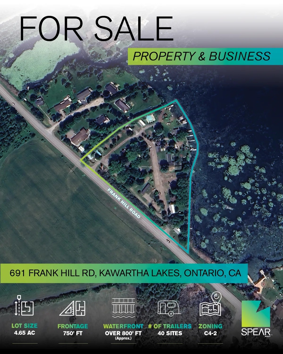 691 Frank Hill Rd, Bridgenorth, ON for Sale