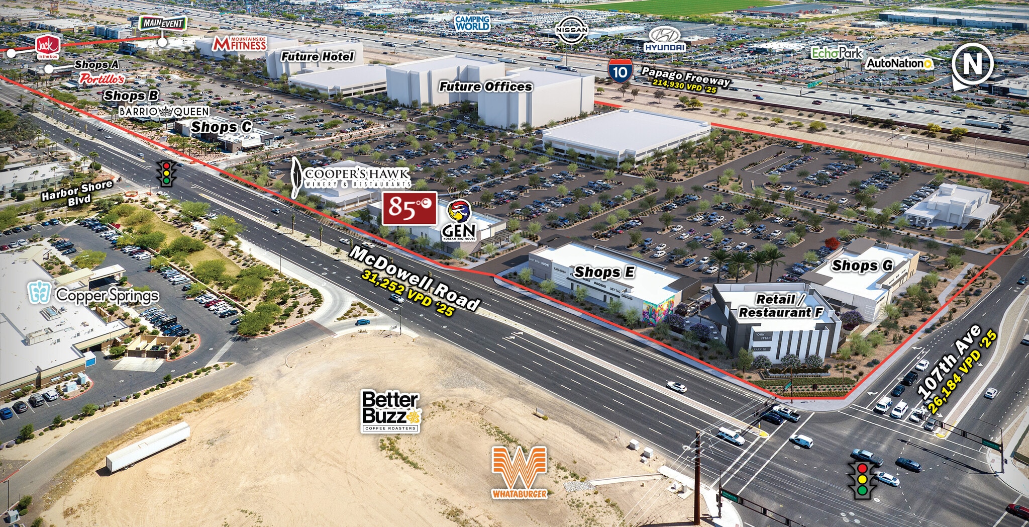 W McDowell Rd @ I-10, Avondale, AZ for Rent