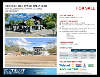 Woodstock, GA Car Washes - 6390 Bells Ferry Rd