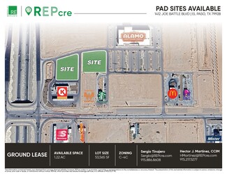 El Paso, TX Commercial Land - 1412 Joe Battle blvd