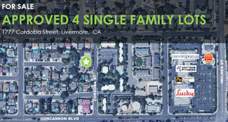 Livermore, CA Residential Land - 1777 Cordoba St