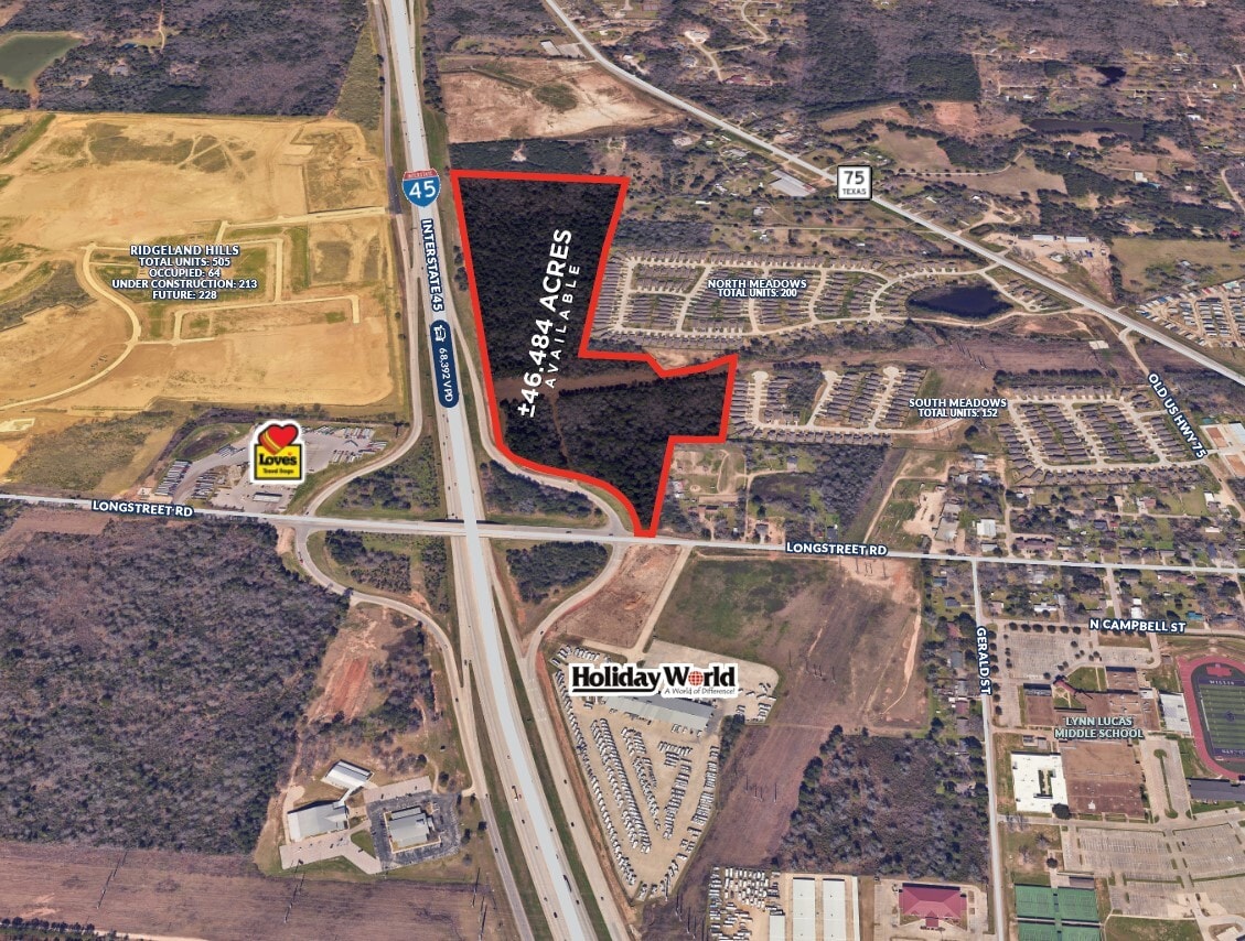 Longstreet & I-45, Willis, TX for Sale