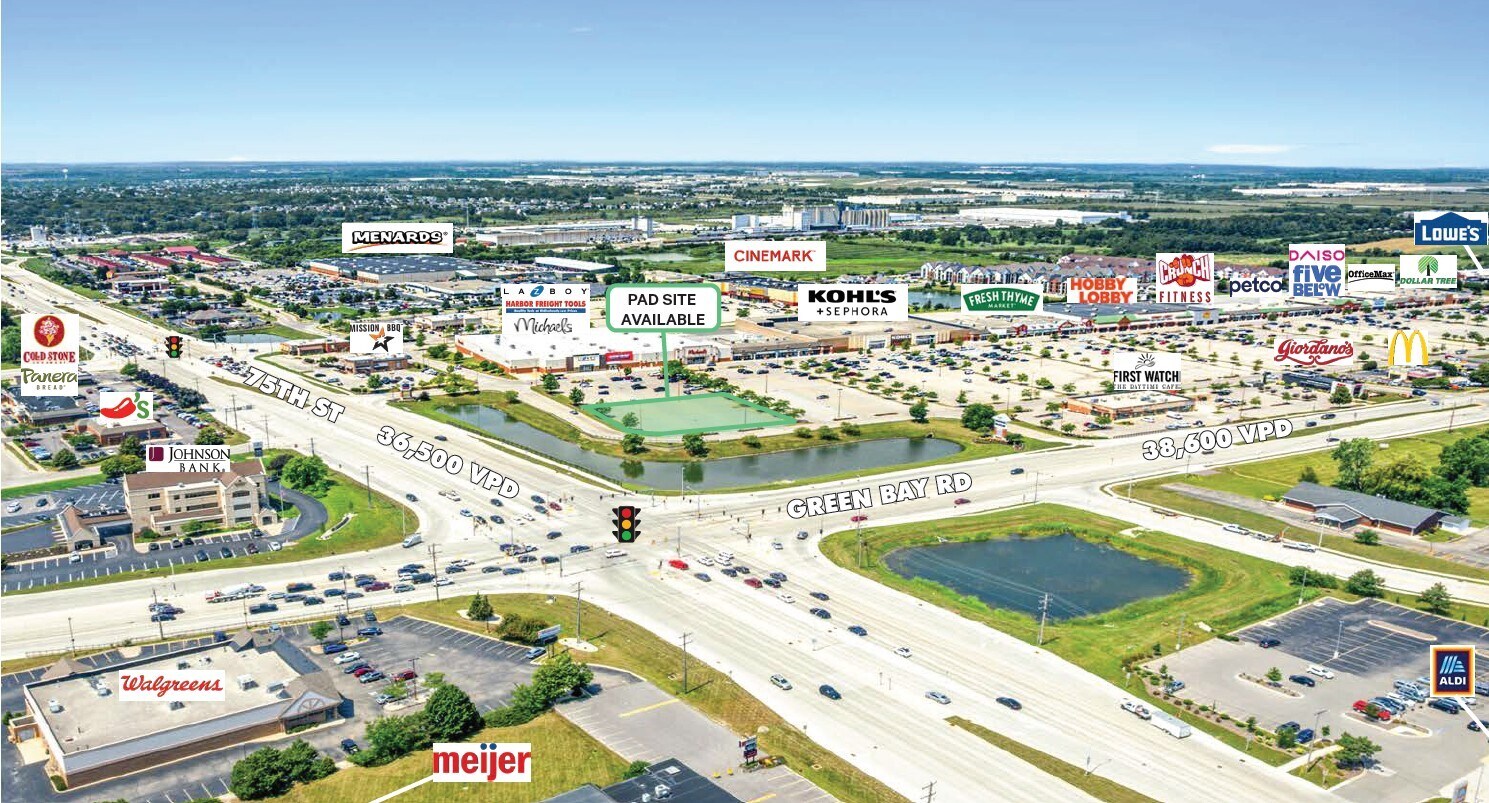 NWC of Highway 30 & Highway 50, Kenosha, WI for Rent