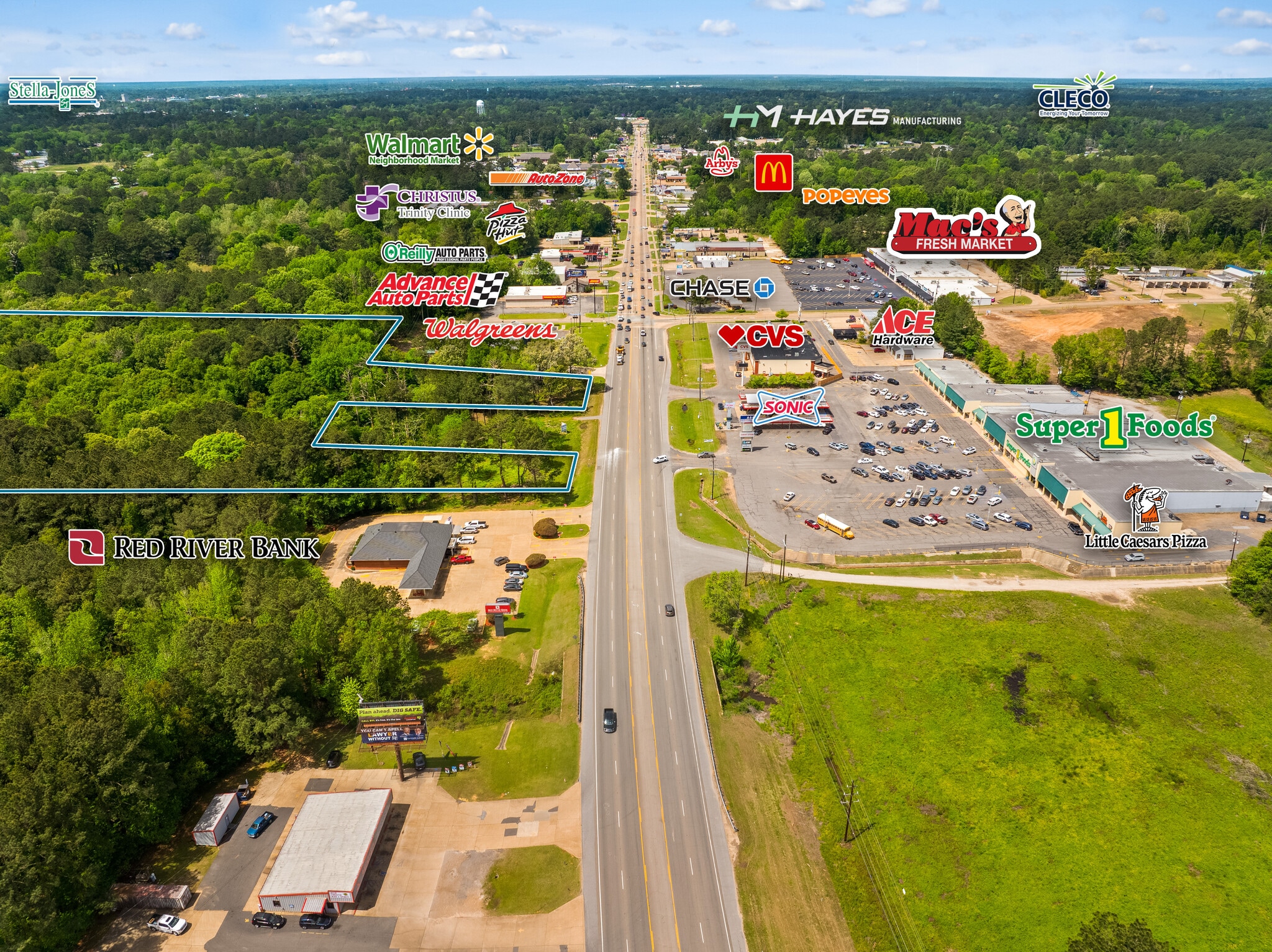 TBD 28 E Hwy, Pineville, LA for Sale