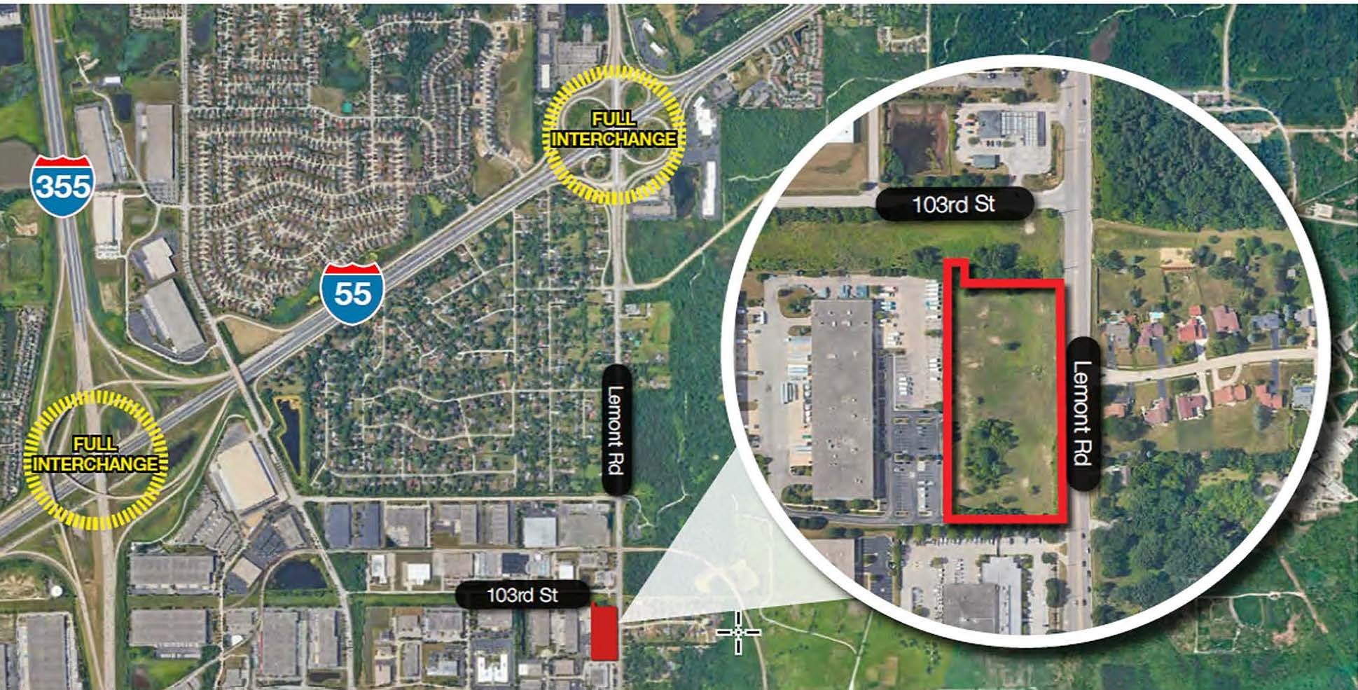 Lemont Rd & 103rd St, Woodridge, IL for Sale