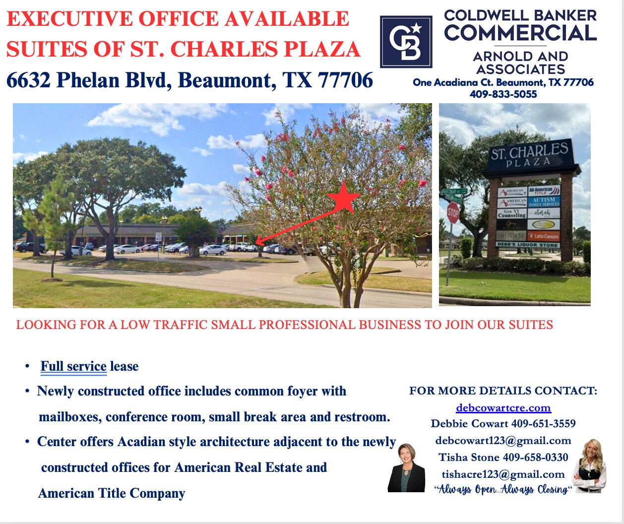 6622-6666 Phelan Blvd, Beaumont, TX for Rent