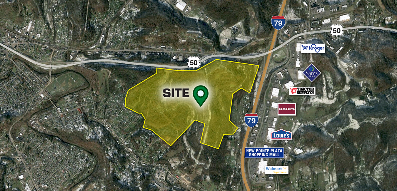 Intersection of I-79 & U.S. 50, Clarksburg, WV for Sale