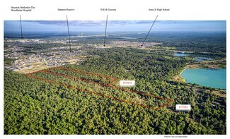 Conroe, TX Commercial Land - 53.8 Acres off Hwy 242