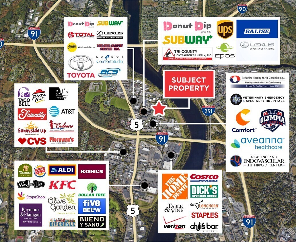 166-186 Ashley Ave, West Springfield, MA for Rent