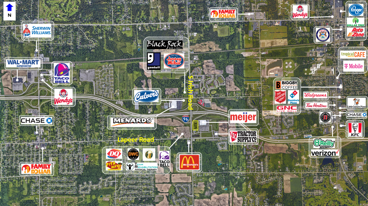 Davison - I-69 & Irish Road, Davison, MI for Rent