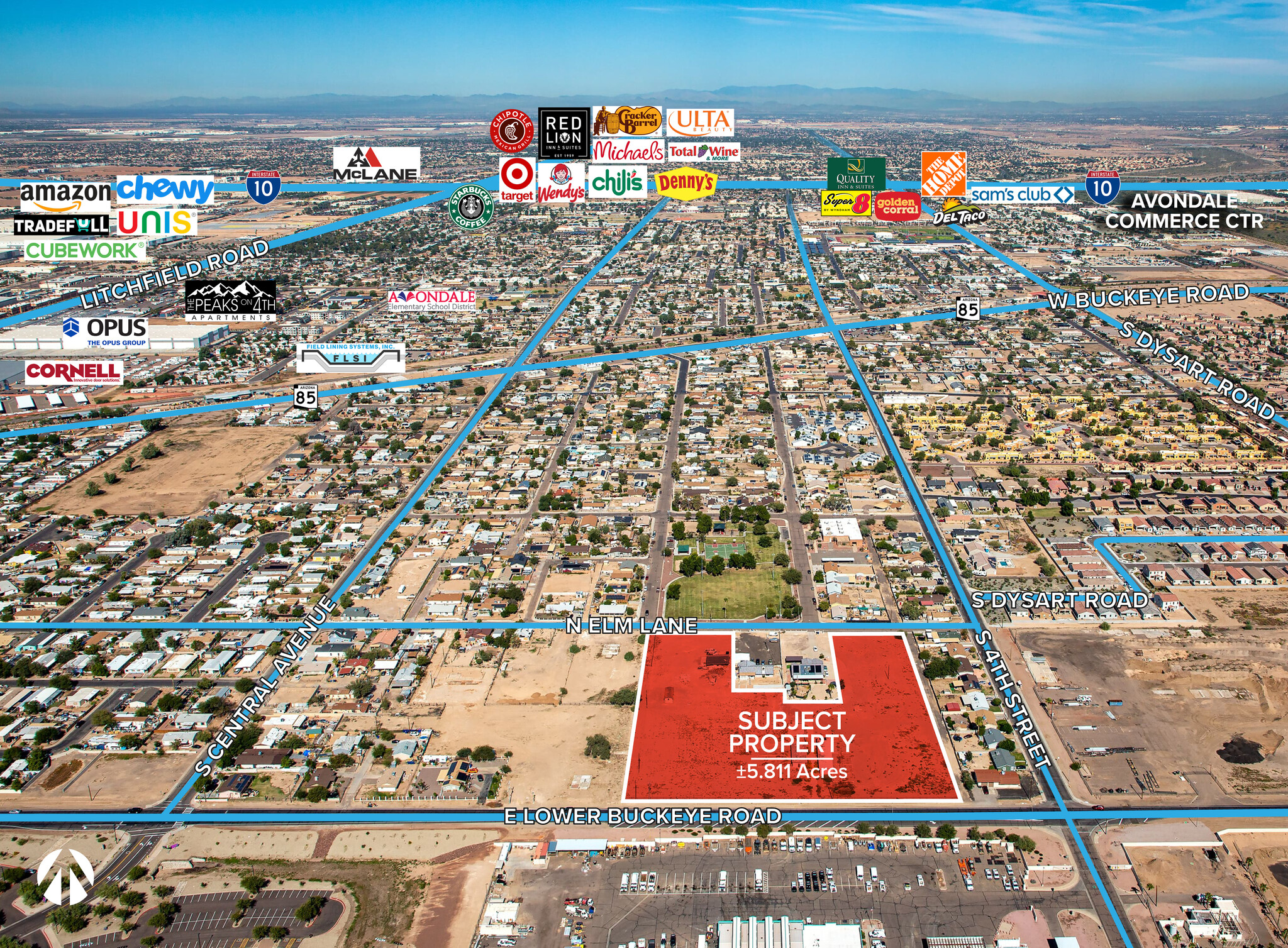 NEC Litchfield Rd & Lower Buckeye Rd, Avondale, AZ for Sale