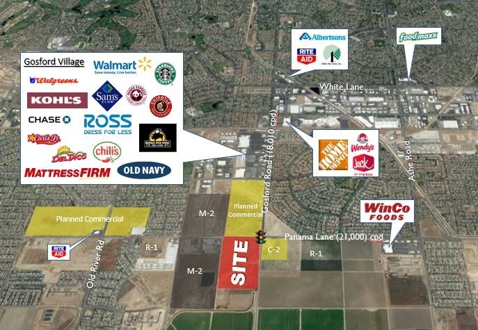 Panama Ln @ Gosford Road, Bakersfield, CA for Sale