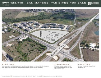 San Marcos, TX Commercial Land - SH 123 @ FM 110 San Marcos, TX Commercial Land - SH 123 @ FM 110