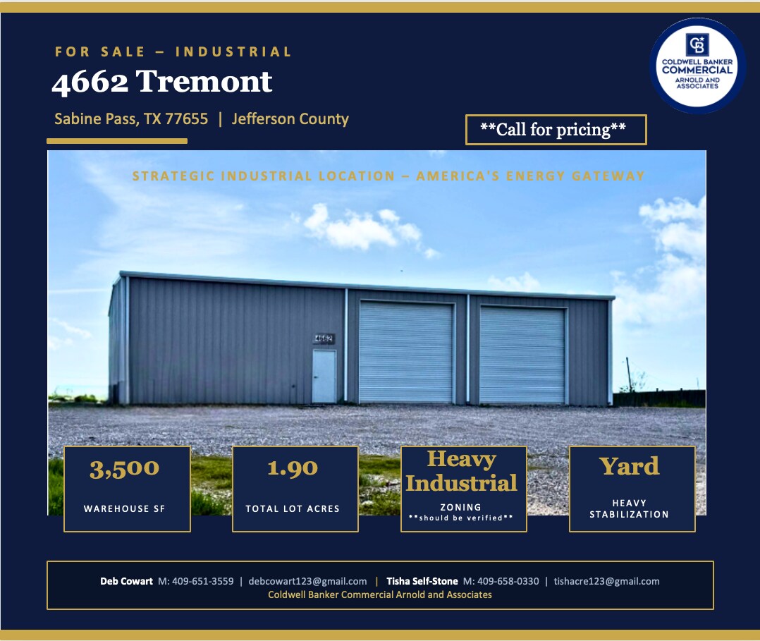 4662 Tremont St, Sabine Pass, TX for Sale