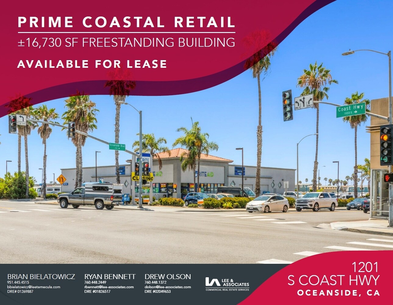 1201 S Coast Hwy, Oceanside, CA for Rent