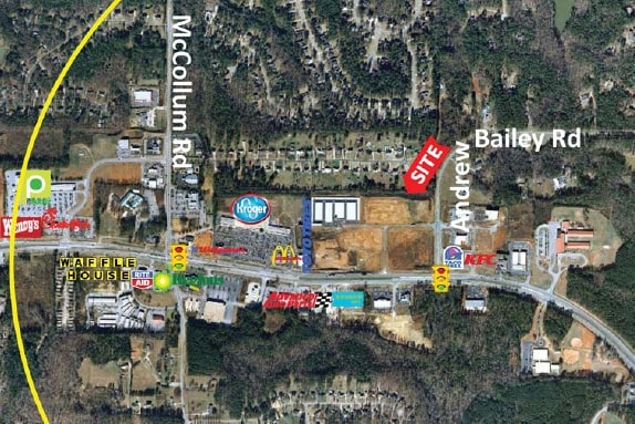 Hwy 34 & Andrew Bailey Rd, Sharpsburg, GA for Rent