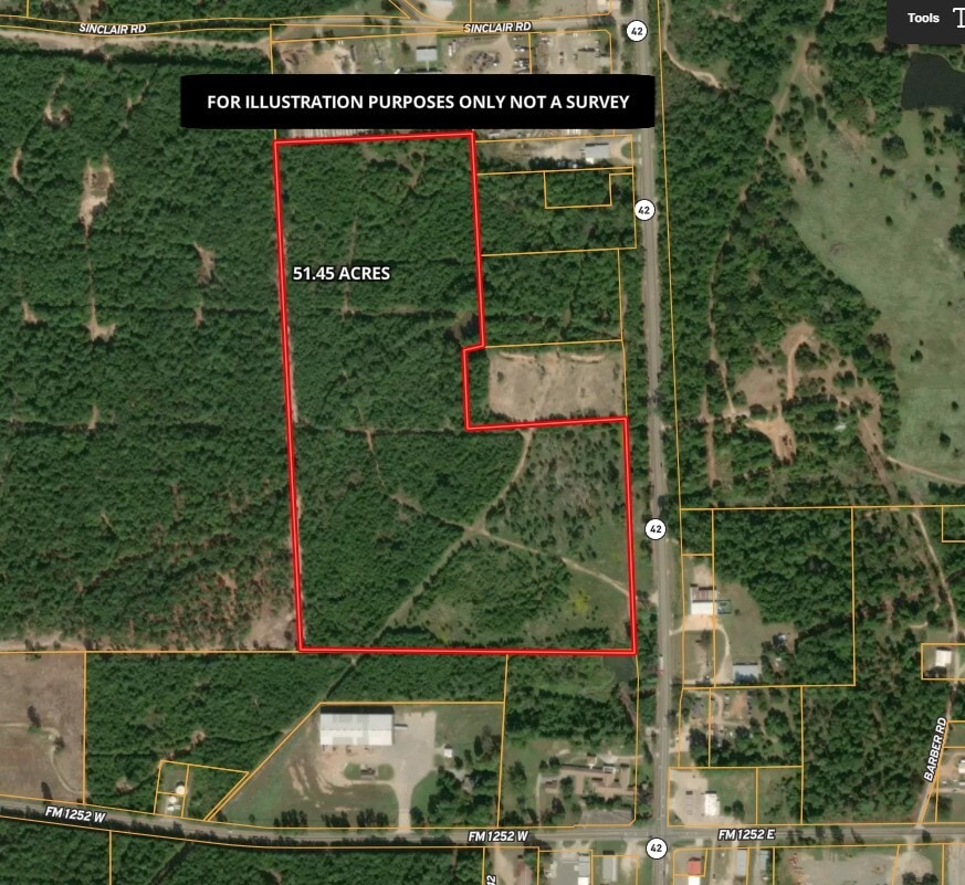 51 Acres HWY 42, Kilgore, TX for Sale