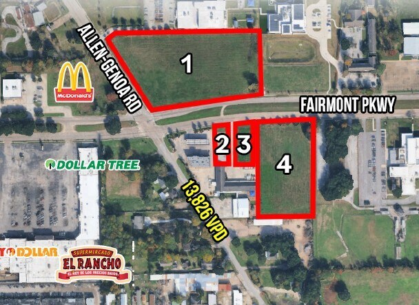 NEC of Fairmont Pkwy & Allen-Genoa Rd, Pasadena, TX for Sale