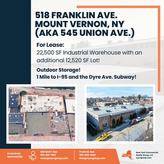Mount Vernon, NY Industrial - 518-520 Franklin Ave