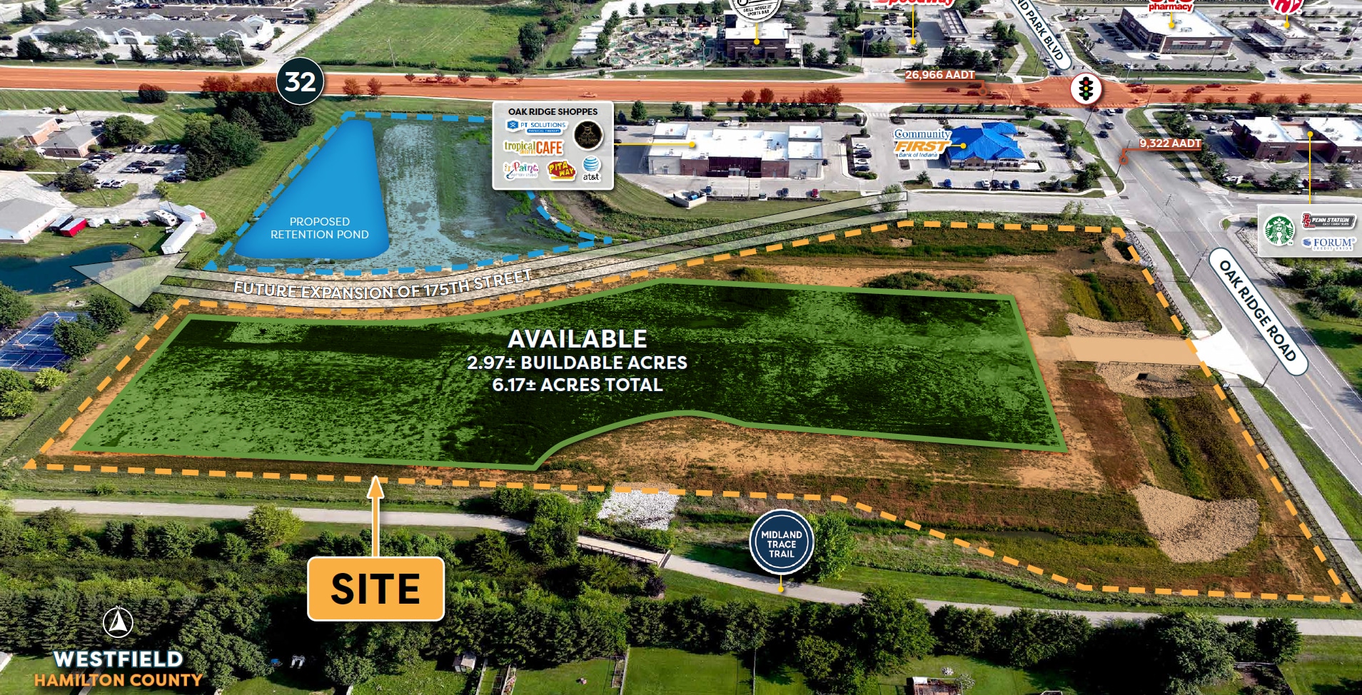 Oak Ridge & State Road 32 Rd, Westfield, IN for Sale