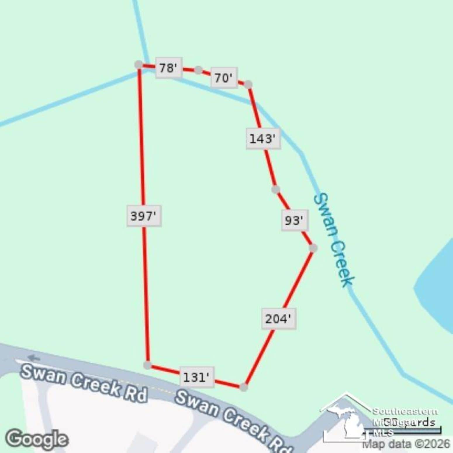 00 Swan Creek Rd, Newport, MI for Sale