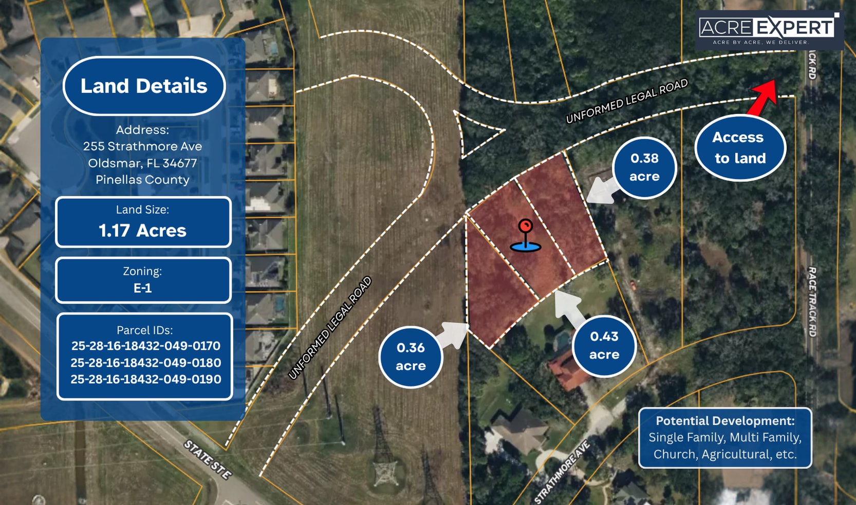 255 Strathmore Ave, Oldsmar, FL for Sale