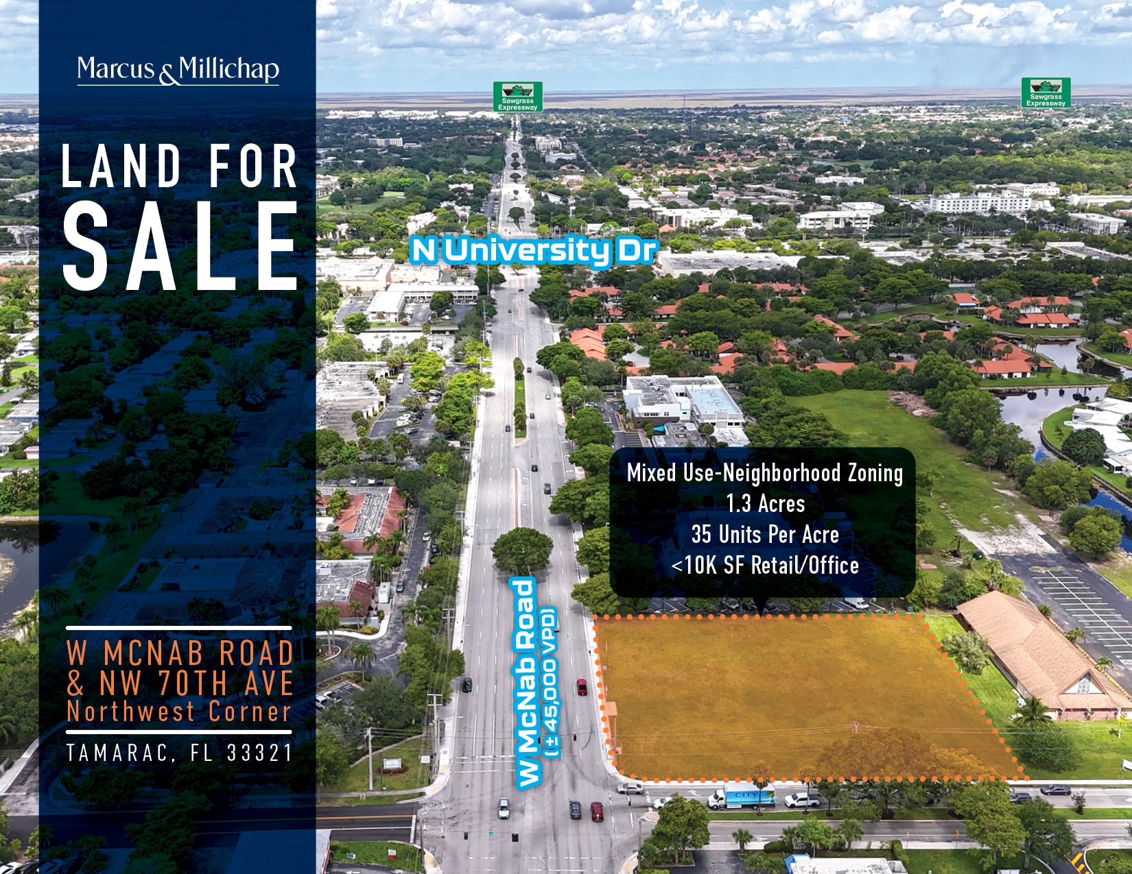 W Mcnab Rd, Tamarac, FL for Sale