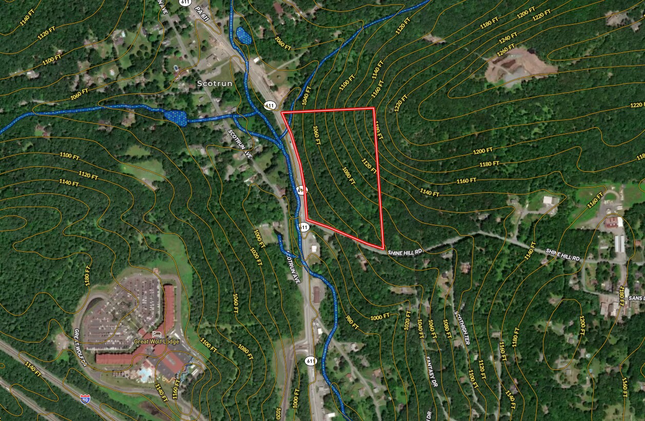 Route 611 @ Shine Hill Rd, Scotrun, PA for Sale