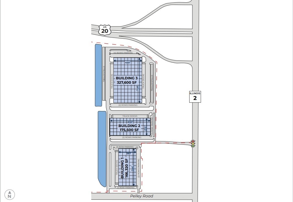 US Hwy 20 IL Route 2 Rockford, IL 61102 Industrial Park Property
