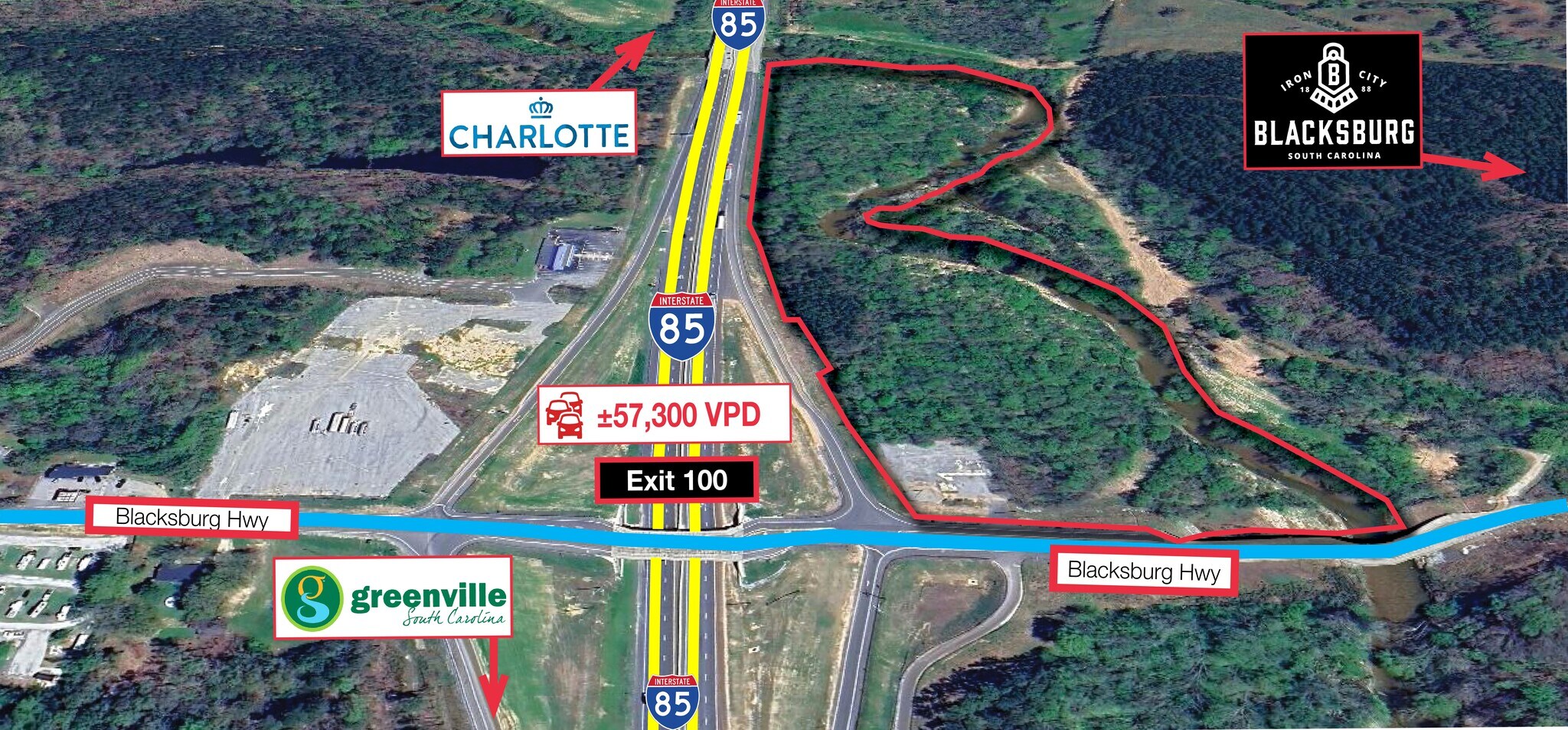 NPA Blacksburg Hwy, Blacksburg, SC for Sale