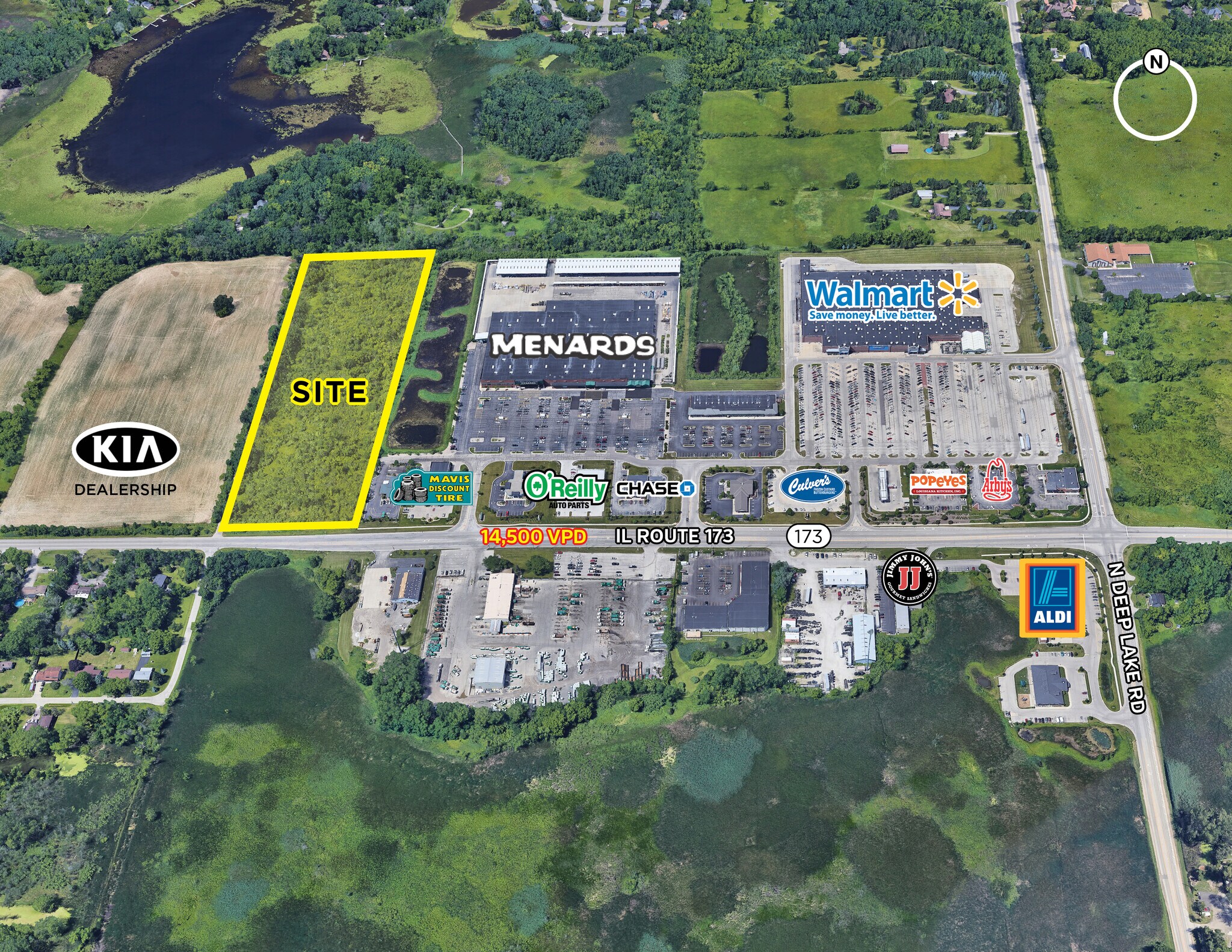 22458 Route 173 Rosecrans Hwy, Antioch, IL for Sale
