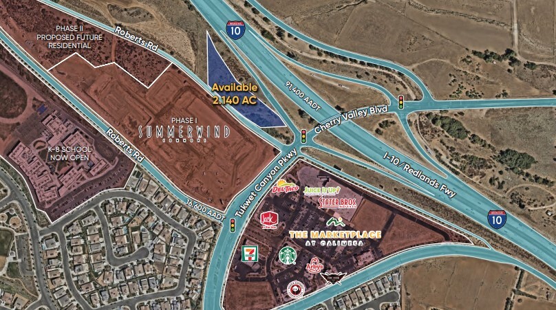 SWQ I-10 & CHERRY VALLEY blvd, Calimesa, CA for Rent