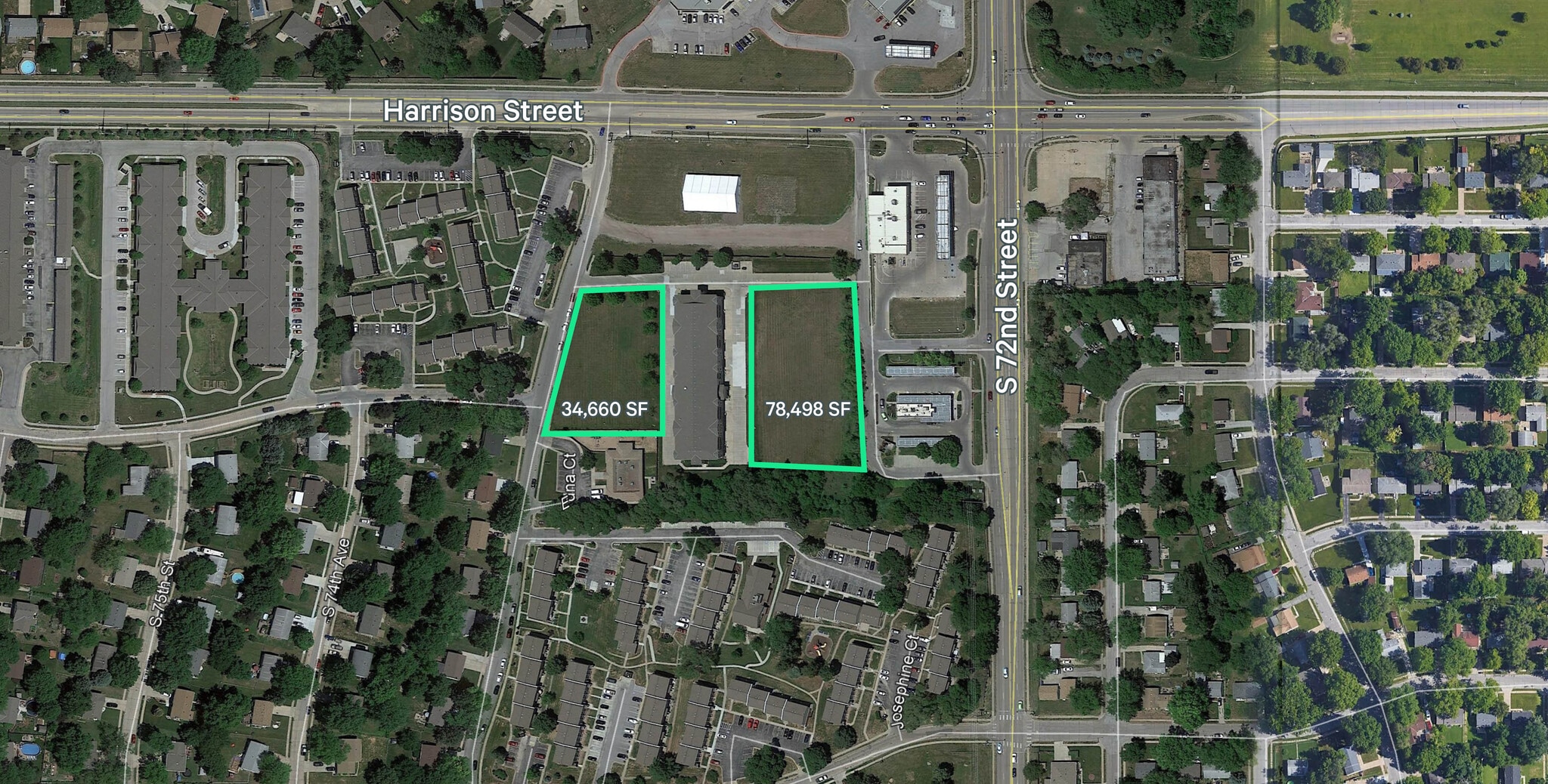 72nd St @ Harrison, Omaha, NE for Sale
